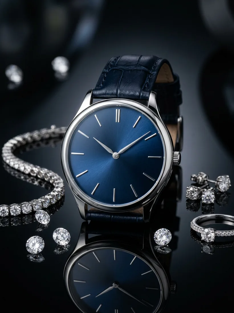 Luxury watch and jewelry macro
