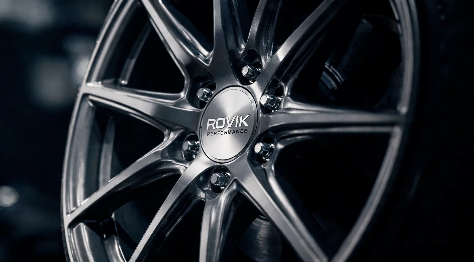 Generated automotive wheel product photograph